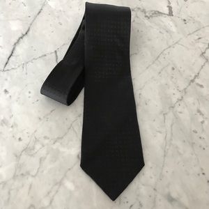 Hermes Tie Faconnee H Black H Silk